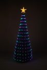 Dísz Fir Pop Up, 310 RGB LED + 10 LED meleg fénnyel, 180 cm, beltér/kültér