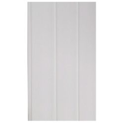   Wandverkleidung Vilo PVC weiß, 0,8 x 10 x 300 cm (3m2 / Paket)