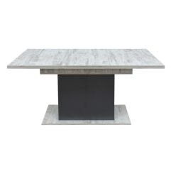    Étkezőasztal Sofia Fix / téglalap alakú, 8 személyes, antik fenyő + antracit, 160 x 85 x 75 cm 1C