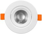 LED Beépíthető Spot 38° Kerek 7W CW 6400K