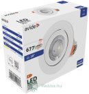 LED Beépíthető Spot 38° Kerek 7W CW 6400K