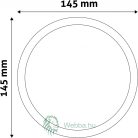 Avide LED Beépíthető Kerek Mennyezeti Lámpa Műanyag 12W WW 3000K