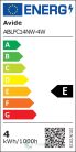 LED izzó, Filament Candle 4W E14 360° NW 4000K, AVIDE