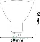 Spot Alu+Plastic 7W GU10 36° CW 6400K Avide LED 